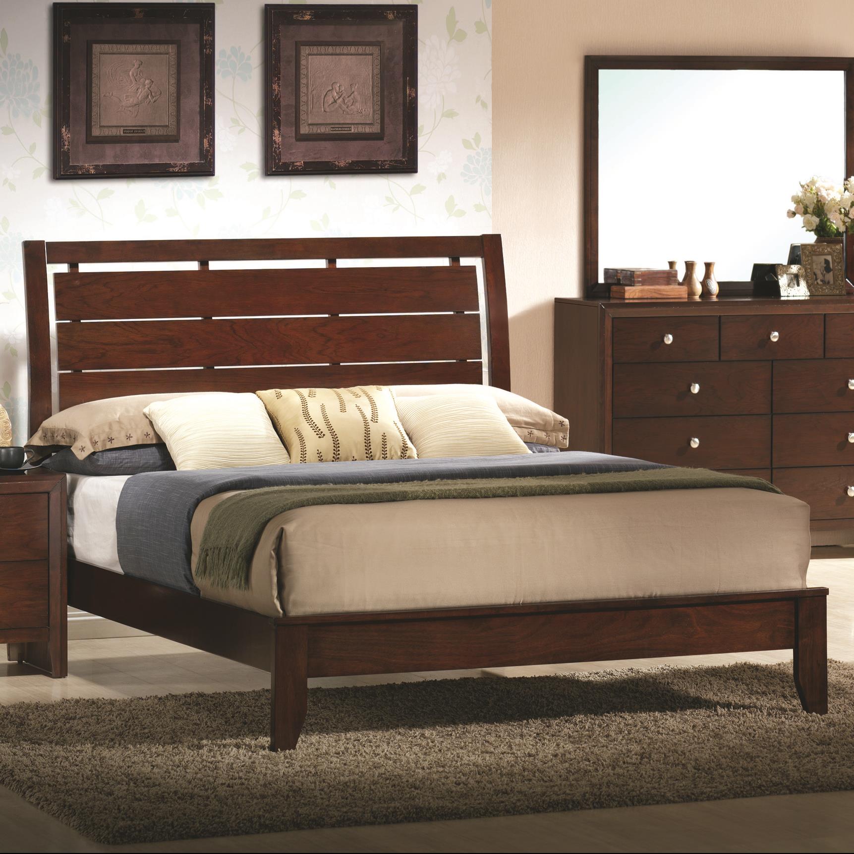 Crown Mark Evan B4700THBFBx1+B4700TRAILx1 Twin Bed with Headboard